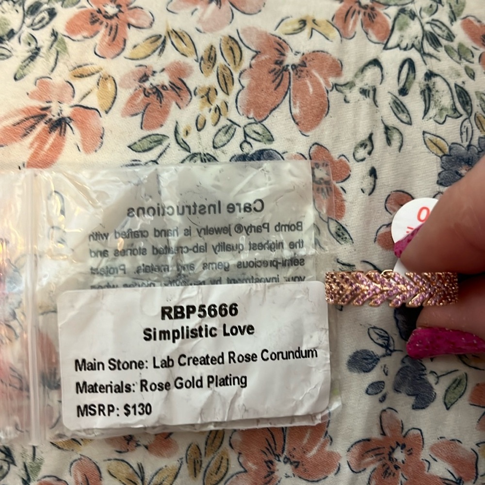 Size 10 Bomb Party ring